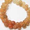 This listing is for the 51 Pieces of Shaded Peach Moonstone Smooth Onion briolettes in size of 7 - 8 mm approx,,Length: 8 inch